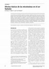 Research paper thumbnail of Efectos to Â xicos de las micotoxinas en el ser humano