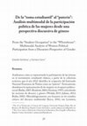 Research paper thumbnail of De la “toma estudiantil” al “puterío”: Análisis multimodal de la participación política de las mujeres desde una perspectiva discursiva de género