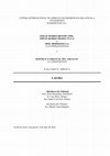 Research paper thumbnail of CIADI "Philip Morris Brands S. R. L., Philip Morris Products S. A. y otros c. República Oriental del Uruguay" Laudo del 8 de Julio de 2016 [Oficial ESP]