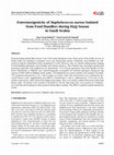 Research paper thumbnail of Enterotoxigenicity of Staphylococcus aureus Isolated from Food Handlers during Hajj Season in Saudi Arabia