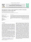 Research paper thumbnail of Electrodeposition of large size gold nanoparticles on indium tin oxide glass and application as refractive index sensor