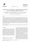 Research paper thumbnail of Contribution of free radicals to chlorophenols decomposition by several advanced oxidation processes