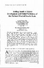 Research paper thumbnail of Adding Insult to Injury: Development and Initial Validation of the Partner- Directed Insults Scale