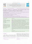 Research paper thumbnail of Therapeutic adherence: A prospective drug utilization study of oral hypoglycemic in patients with type 2 diabetes mellitus