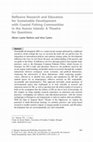 Research paper thumbnail of Reflexive Research and Education for Sustainable Development with Coastal Fishing Communities in the Azores Islands: A Theatre for Questions