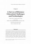 Research paper thumbnail of A Survey of Distance Education Challenges and Technologies