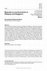 Research paper thumbnail of Boycotts as Moral Protests in Malaysia and Singapore