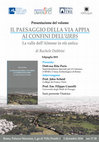 Research paper thumbnail of Presentazione del volume Edipuglia 2015 IL PAESAGGIO DELLA VIA APPIA AI CONFINI DELL'URBS di Rachele Dubbini