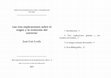 Research paper thumbnail of Las tres explicaciones sobre el origen y la evolución del universo