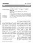 Research paper thumbnail of Tris(2-pyridylmethyl)amine (TPA) as a membrane-permeable chelator for interception of biological mobile zinc