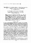 Research paper thumbnail of The effect of tooth wear on the distribution of fluoride in the enamel surface of human teeth