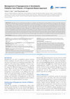 Research paper thumbnail of Management of Hypoglycemia in Nondiabetic Palliative Care Patients: A Prognosis-Based Approach