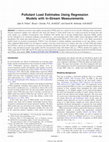 Research paper thumbnail of Pollutant Load Estimates Using Regression Models with In-Stream Measurements