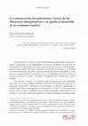 Research paper thumbnail of La Comunicación Del Patrimonio A Través De Los Itinerarios Interpretativos y Su Aporte a la Economía Creativa