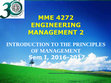 Research paper thumbnail of PRINCIPLES OF MANAGEMENT