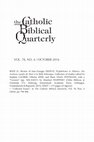 Research paper thumbnail of BODI D., Review of Jean-Georges HEINTZ, Prophétisme et Alliance. Des Archives royales de Mari à la Bible hébraïque, in coll.: "OBO", Vol. 271, (Fribourg/CH & Göttingen, 2015), XXXV + 373 pages (25 figures) : = "Collected Essays", in _The Catholic Biblical Quarterly_, Vol. 78 (2016), pp. 796-806.