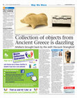 Research paper thumbnail of Collection of objects from Ancient Greece is dazzling - Artefacts brought back by the sixth Viscount Strangford