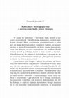 Research paper thumbnail of Katecheza mistagogiczna – uświęcenie ludu przez liturgię