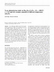 Research paper thumbnail of X-ray photoelectron study on Ba0.5Sr0.5Co x Fe1-x O3-delta (BSCF: x = 0.2 and 0.8) ceramics annealed at different temperature and pO2