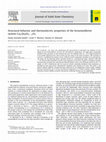 Research paper thumbnail of Structural behavior and thermoelectric properties of the brownmillerite system Ca 2(Zn x Fe 2− x )O 5