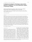 Research paper thumbnail of Cartilaginous development of the human craniovertebral junction as visualised by a new three-dimensional computer reconstruction technique