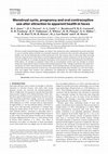 Research paper thumbnail of Menstrual cycle, pregnancy and oral contraceptive use alter attraction to apparent health in faces