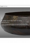 Research paper thumbnail of A metal bowl tells tales of early globalization / Eine Metallschüssel erzählt von der frühen Globalisierung