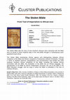 Research paper thumbnail of The Stolen Bible From Tool of Imperialism to African Icon