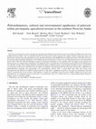 Research paper thumbnail of Pedosedimentary, cultural and environmental significance of paleosols within pre-hispanic agricultural terraces in the southern Peruvian Andes