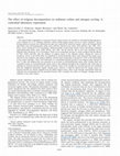 Research paper thumbnail of The effect of eelgrass decomposition on sediment carbon and nitrogen cycling: A controlled laboratory experiment