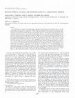 Research paper thumbnail of Bacterial influence on amino acid enantiomerization in a coastal marine sediment