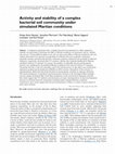 Research paper thumbnail of Survival of a microbial soil community under Martian conditions