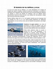 Research paper thumbnail of El dominio de los delfines y orcas