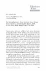 Research paper thumbnail of Ks. Roman Bartnicki, Dzieje głoszenia Słowa Bożego. Jezus i najstarszy Kościół (Kraków: Petrus 2015)