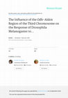 Research paper thumbnail of The Influence of the Odh-Aldox Region of the Third Chromosome on the Response of Drosophila Melanogaster to Environmental Alcohol