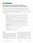 Research paper thumbnail of The Aquamantys® system improves haemostasis and pneumostasis in open decortication for thoracic empyema