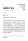 Research paper thumbnail of Pressure and violence: Housing renovation and displacement in Sweden