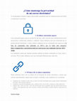 Research paper thumbnail of Gustavo Alippe: Mantener la privacidad de mi correo electrónico