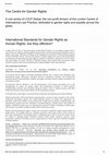 Research paper thumbnail of International Standards for Gender Rights as Human Rights: Are they effective?