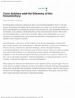 Research paper thumbnail of Toxic Sublime and the Dilemma of the Documentary