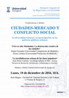 Research paper thumbnail of Seminario Aragonés de las Migraciones y la Diversidad: CIUDADES-MERCADO Y CONFLICTO SOCIAL. La diversidad cultural y la participación en las políticas públicas urbanas