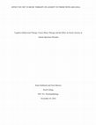 Research paper thumbnail of Cognitive-Behavioral Therapy Versus Music Therapy and the Effect on Social Anxiety in Autism Spectrum Disorder Proposal