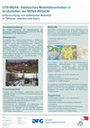 Research paper thumbnail of Städtisches Mobilitätsverhalten in Grossstädten der MENA-Region (UTB-MENA)