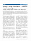 Research paper thumbnail of Treatment of idiopathic pulmonary fibrosis: a position paper from a Nordic expert group