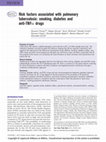 Research paper thumbnail of Risk factors associated with pulmonary tuberculosis: smoking, diabetes and anti-TNF-alpha drugs.