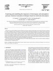 Research paper thumbnail of Exploring and modelling the responses of electrospray and atmospheric pressure chemical ionization techniques based on molecular descriptors