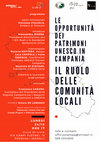 Research paper thumbnail of Le opportunità dei patrimoni Unesco in Campania. Il ruolo delle comunità locali