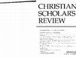 Research paper thumbnail of "A Response to Mary Stewart Van Leeuwen"