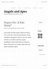 Research paper thumbnail of Rogue One: A Fan Story?