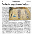 Research paper thumbnail of Der Bestattungsritus der Sachsen, in: Visbek aktuell 25 (Dezember 2016) 12 (newspaper article).